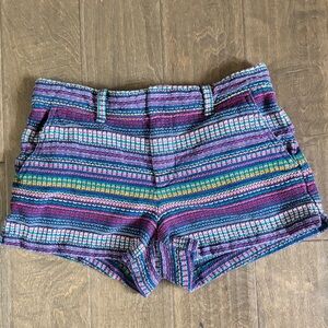 Gap multicolor woven shorts- size 2